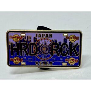 Hard Rock Cafe Osaka Japan License Plate Collectors Pin HRD RCK